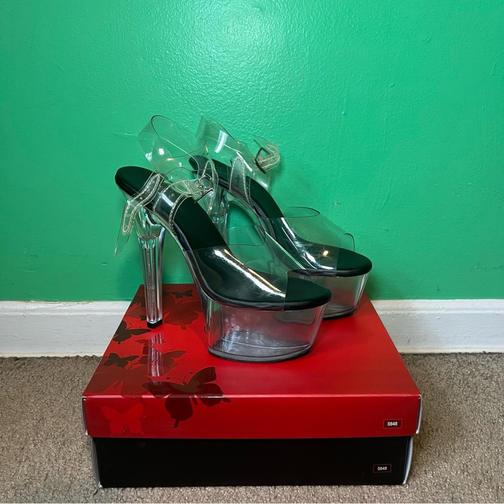 Pleaser aspire-608 ankle strap heels